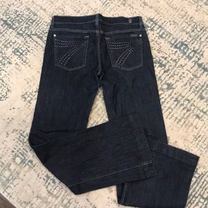 Dark Dojo 7 jeans with embellishment on back SZ 31